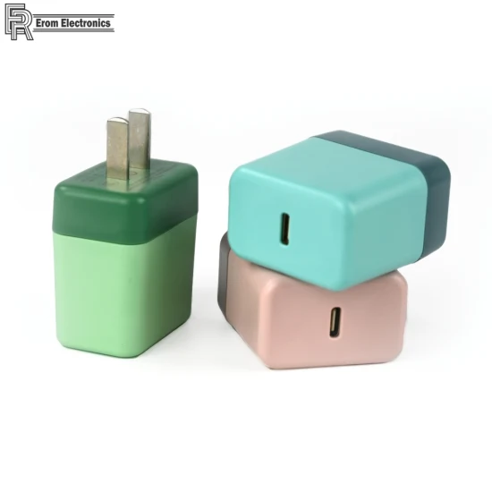 Original Colorful Charging Head 20W Super Power Support QC 0.3/2.0 Fcp USB Cable Pd Fast Wall Charger Adapter Charging Plug for iPhone